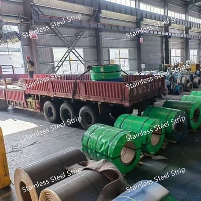 ASTM A666 301 Stainless Steel Strips 0.15-2.0mm Burr-Free Slit Cut