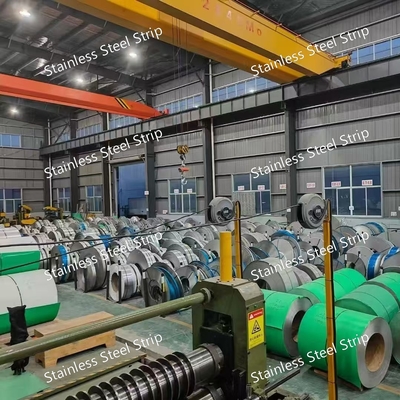 301 Stainless Steel Strips 0.3mm to 0.8mm EN 1.4310 Alloy
