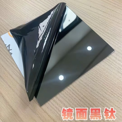 SUS304 Stainless Steel Sheet PVD Film Protect With Gold , Black , Bronze , Sliver Color