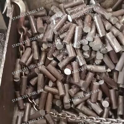 UNS S31635 Alloy 316Ti Stainless Steel Round Bar Hot Rolled Black Bar Cutting Into Small Pieces As Request