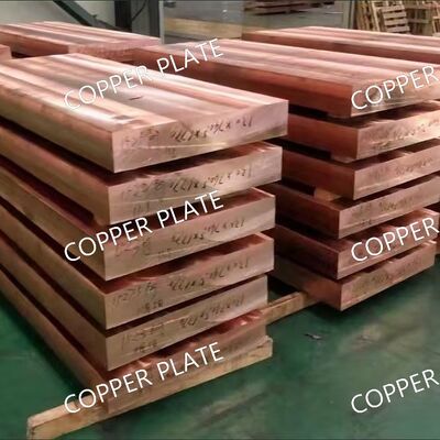 Premium CU-ETP Oxygen-Free Copper Sheet Thickness 0.5 - 80.0mm with Excellent Thermal Performance
