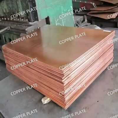 Premium CU-ETP Oxygen-Free Copper Sheet Thickness 0.5 - 80.0mm with Excellent Thermal Performance