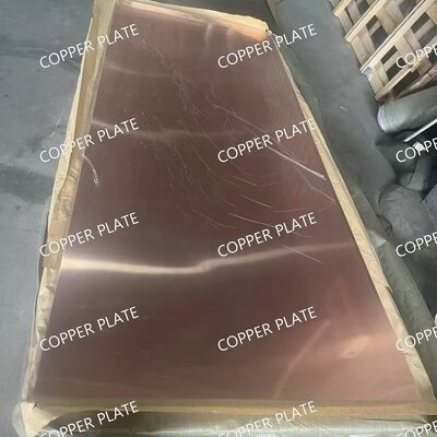 Precision-Rolled CU-ETP Copper Plate Custom Cutting Copper Sheets with Superior Electrical Conductivity