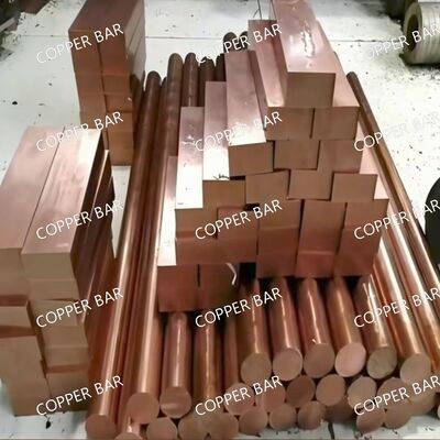 C11000 Bare Copper Rod 99.9% Pure, Annealed for Superior Ductility Diameter 4 - 300mm