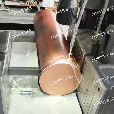 Pure Copper Round Bar Cu-ETP 99.95% Pure Copper Rod Hot Rolled Diameter 10 - 300mm In Custom Length