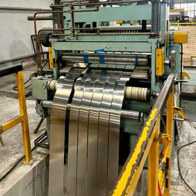 SUS316L Stainless Steel Strips Thickness 0.1mm 0.12mm 0.15mm 0.2mm SS Strips Customs Width Slit Cutting Without Burr