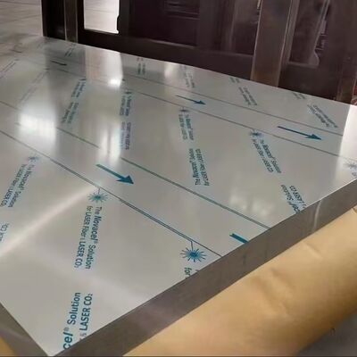 Decoration Application Mirror Polishing 8K Stainless Steel Sheet AISI304 With Laser Film SS Sheet