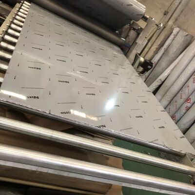 AISI 304 8K Mirror Finish Stainless Steel Sheet 0.4–3.0mm, 4ft x 8ft with Laser Protective Film for Decorative Applications