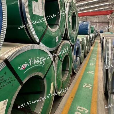 Cold Rolled 436L Stainless Steel Sheet 0.5 - 3.0mm Thickness For High-Temperature Environments