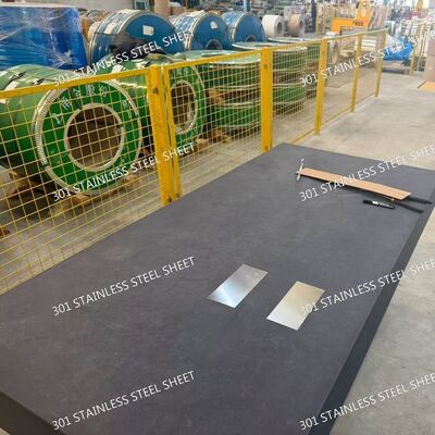 1/4H 1/2H 3/4 FH 301 Stainless Steel Sheet Cold Rolled Bright Annealing SS Sheet SUS301 for Spring