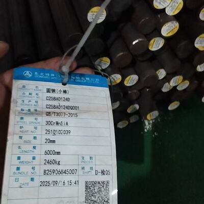 Hot Rolled and Forged 30CrMnSiA Alloy Structural Steel Round Bar – Ideal for High-Load Components