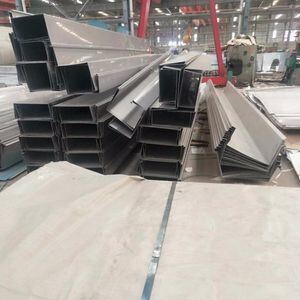 304 316L 321 2205 Stainless Steel Gutter Cold Rolled with Bright Surface Treatment for Roofing Rain Water