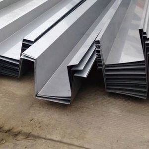 Easy to Install Corrosion Resistant Stainless Steel Gutter System with Custom Cutting for Roof Rainwater