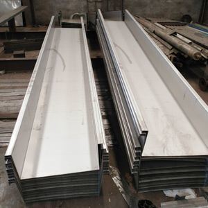 304 Stainless Steel Rain Water Gutter Custom Cutting Cold Rolled Stainless Guttering