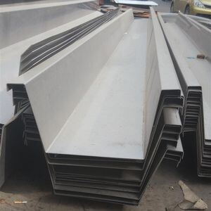 304 316L Stainless Steel Gutter with 0.8 - 3.0mm Thickness Cold Rolled for Water Drainage