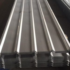 Wholesale Cold Rolled Bright Surface Corrugated Stainless Steel Roofing Sheets in Custom Sizes
