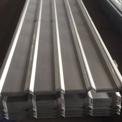 Wholesale Cold Rolled Bright Surface Corrugated Stainless Steel Roofing Sheets in Custom Sizes