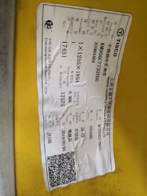 Cold Rolled SUS436L Stainless Steel Sheet with Polished Surface for Corrosion Resistant Automotive Exhaust Applications