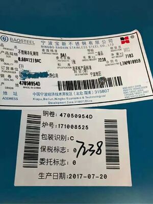 Cold Rolled Bright Surface Corrosion Resistant AISI 439 Stainless Steel Sheet