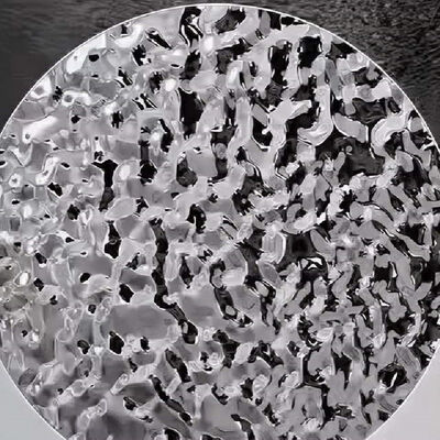 304 Grade Stainless Steel Water Ripple Sheet with 0.3 - 3.0mm Thickness for Decorative Applications