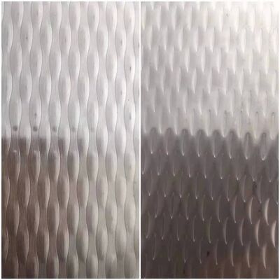 304 316 430 Stainless Steel Checkered Plate with Cold Rolled Polished Surface Textured Sheet