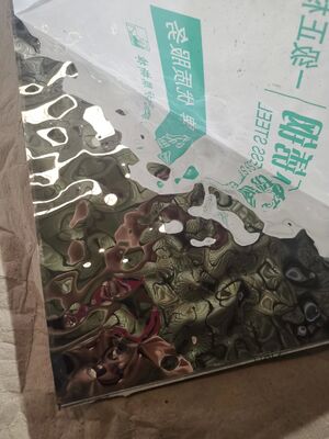 AISI 201 304 316L Cold Rolled Polished Surface Stainless Steel Checker Plate Textured Press Plate