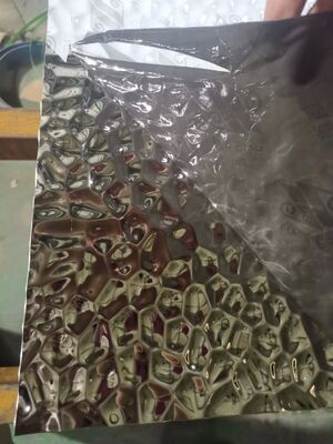 AISI 201 304 316L Cold Rolled Polished Surface Stainless Steel Checker Plate Textured Press Plate