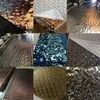 Mirror Gold Color Water Ripple Pattern 304 Grade Stainless Steel Sheet for Decorative Metal Applications