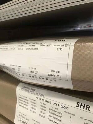 Prime 321 Stainless Steel Plate Hot Rolled with 3.0mm - 150.0mm Thickness EN10088-1