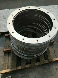 321 Stainless Steel Tube Plate with 40 mm Thickness and 3790 mm Diameter Including Holes