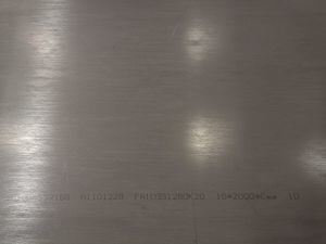 ASME SA240 2000mm Width Alloy 321 Heat Resistant Stainless Steel Plate S32168