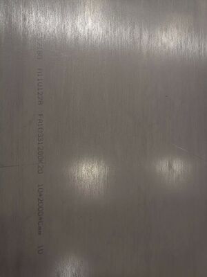 Grade 321 Cold Rolled Stainless Steel Plate with Bright Surface for High Temperature Applications