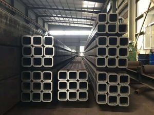 ASTM A-500 Steel Square Tube 100 X 50 X T3.0mm with Black Surface Treatment for Construction and Machinery