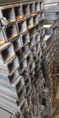 ASTM A500 Black Surface Square Hollow Section Steel Pipe with S355JR Grade for Structural Use