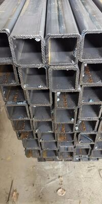 ASTM A500 S275JR Square Steel Pipe with Black Surface Treatment for Structural Applications