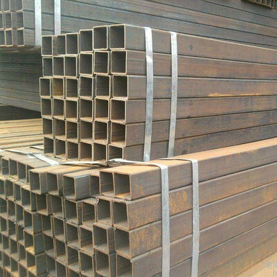 Black Surface Treatment Square Steel Tube 10*10 to 400*400 Size Range Factory Direct Supply