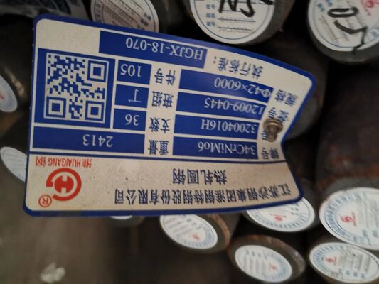 34CrNiMo6 Alloy Steel Round Bar with Polished Surface and High Tensile Strength in 20-380mm Diameter