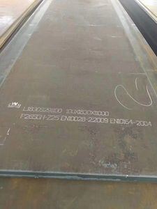 Hot Rolled P265GH Boiler Steel Plate EN10028-2 Standard with 100-3000mm Width for Pressure Vessels