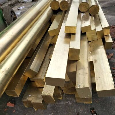 Fadeless Polished Brass Flat Bar with Anodizing Surface and 10mm Diameter Metal Rod