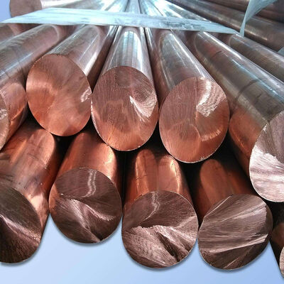 99.9% Pure C11000 Grade ASTM Standard Round Copper Bar and Rod 4-250mm Diameter
