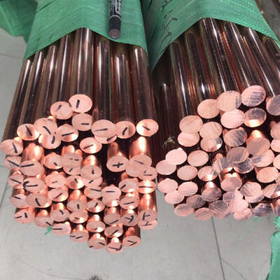 99.9% Pure C11000 Grade ASTM Standard Round Copper Bar and Rod 4-250mm Diameter
