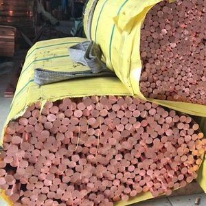 C11000 Copper Bar and Rod ASTM Standard Round Copper with Diameter 4 - 200mm Custom Cutting Any Length