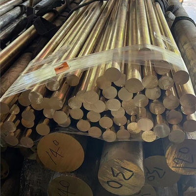 CuZn33 Alloy Brass Round Bar in 6m Length Brass Copper Rod with Corrosion Resistance