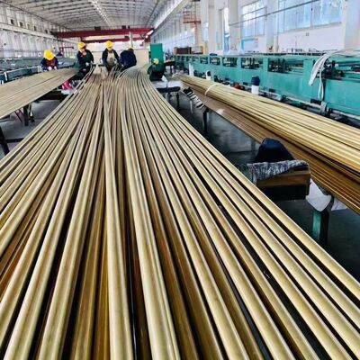 CuZn33 Alloy Brass Round Bar in 6m Length Brass Copper Rod with Corrosion Resistance