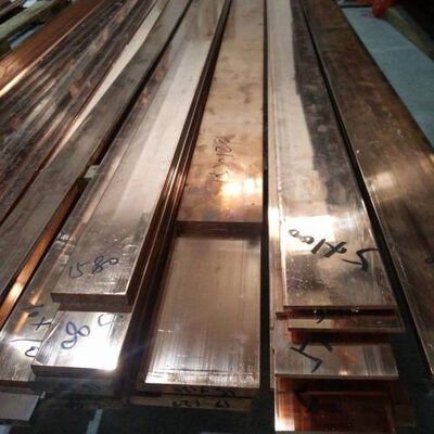 C11000 ASTM Standard Copper Flat Bar Red Copper Strip 6*3-300*50mm for Structural Applications