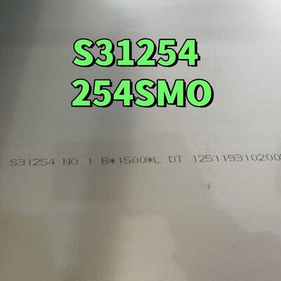 Superior Corrosion Resistance  254SMO S31254 F44 Stainless Steel Plate for Harsh Environments