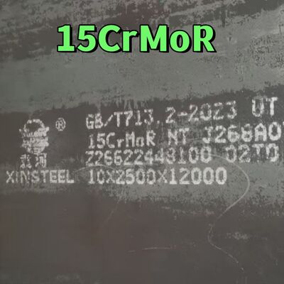 15CrMoR Pressure Vessel Steel Plate GB/T713 Cr-Mo Alloy Boiler Plate SA387 Gr.12 Cl.2 Equivalent
