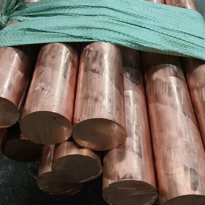 Oxygen Free Copper Round Bar / OF Copper Rod  C10100 3-100mm Diameter
