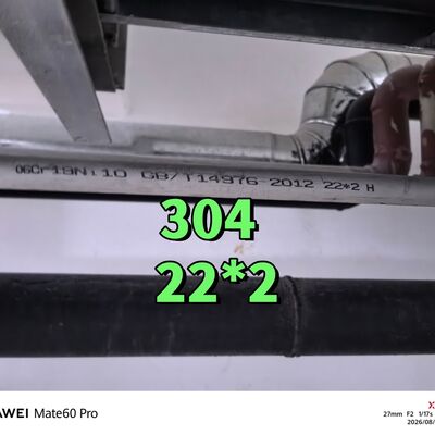 TP304 Schedule 40 Stainless Steel Pipe 6 Inch 06Cr19Ni10  Seamless Tube for Industrial Use