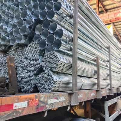 ASTM A53 Tube Hollow Section Round Gi Pipe Zinc Coated Q195 Q235 Q345 Hot Dipped Galvanized Steel Pipe Tube